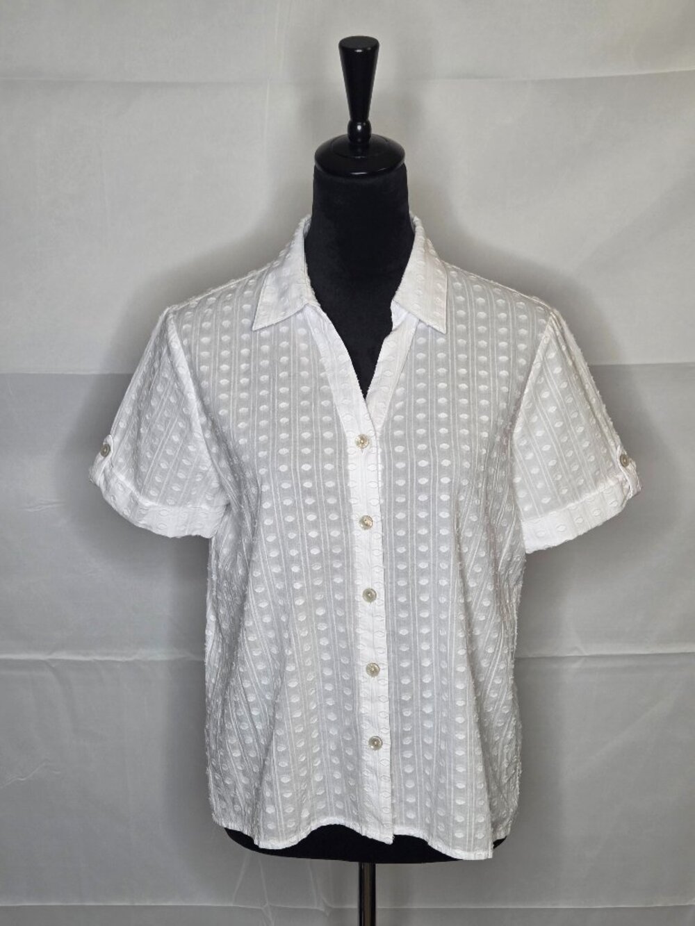 Alfred Dunner Women's White Top Size SP